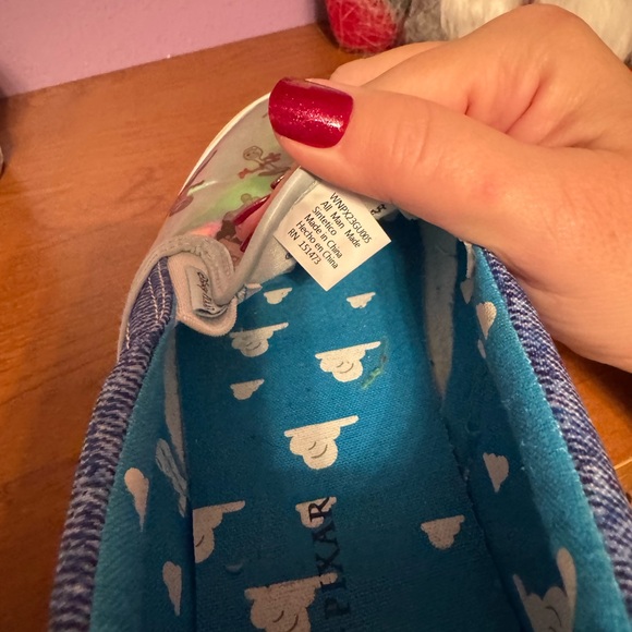 Pixar Slip-On Sneakers - Iridescent and Blue size 7 - Picture 5 of 7